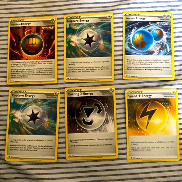 Pokemon | Toys | Special Energies Rapid Strike Capture Single Strike Double Colorless X6 | Poshmark Pokemon | Toys | Special Energies Rapid Strike Capture Single Strike Double Colorless X6 | Poshmark